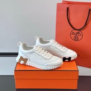 Alternative view of Hermes Bouncing Sneaker White Brown
