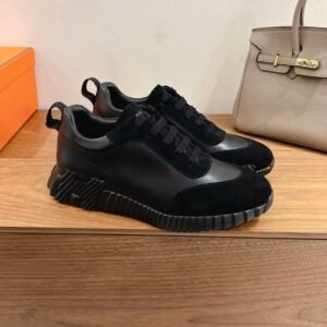 Alternative view of Hermes Bouncing Sneaker Black Leather