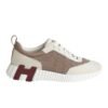Hermes Bouncing Sneaker White Bordeaux