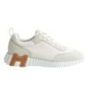 Hermes Bouncing Sneaker White Brown