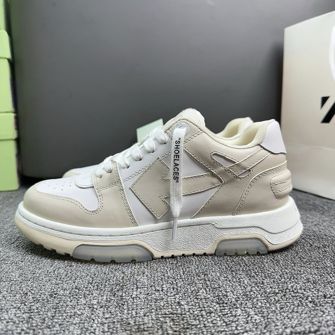 Off-White Out Of Office Low Top In Beige - Afbeelding 2