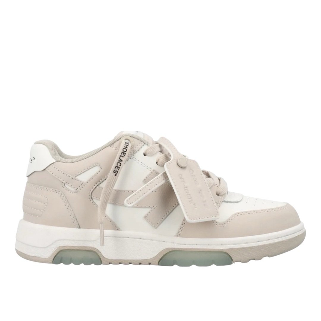 Off-White Out Of Office Low Top In Beige
