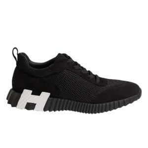 Hermes Bouncing Sneaker Black White H