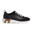 Hermes Bouncing Sneaker Black Brown H