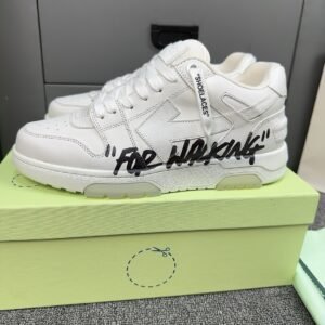 Alternative view of Off-White Out Of Office Low Top White/Black Air Walking