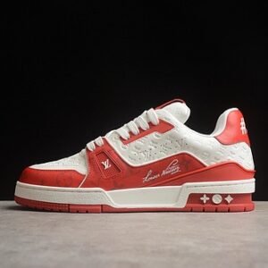 Alternative view of Louis Vuitton Trainer #54 Signature Red White