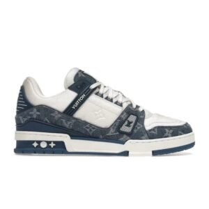 Louis Vuitton Trainer Monogram Denim White Blue