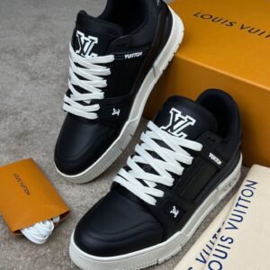 Alternative view of Louis Vuitton Trainer Black/White Leather