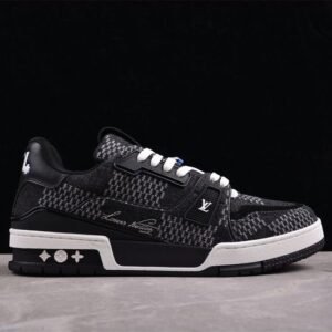 Alternative view of Louis Vuitton Trainer Black Damier 3D Denim