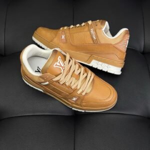 Alternative view of Louis Vuitton Trainer Brown Leather