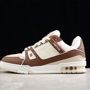 Alternative view of Louis Vuitton Trainer Brown Suede