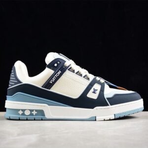 Alternative view of Louis Vuitton Trainer Blue Suede