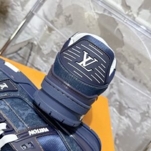Alternative view of Louis Vuitton Trainer Navy/White Denim