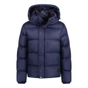 Burberry Halsby Puffer Down Jacket Navy Blue