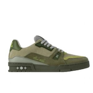 Louis Vuitton Trainer Green Mesh