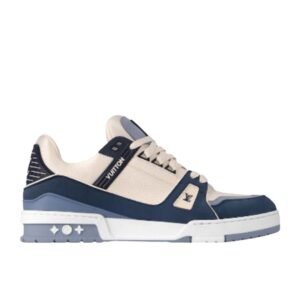 Louis Vuitton Trainer Blue Suede