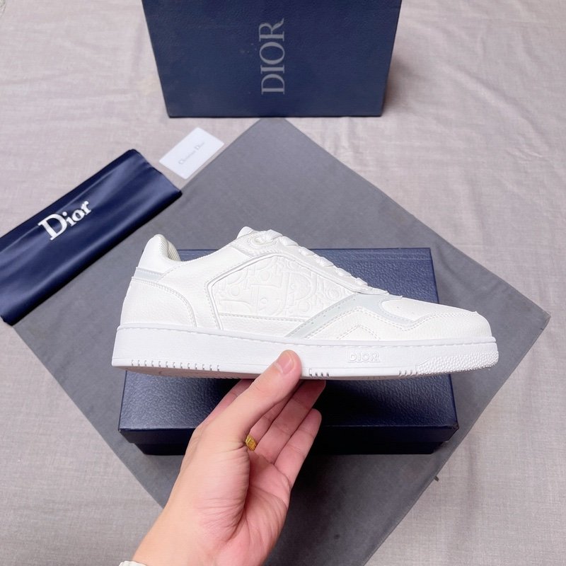 Dior B27 Low Calfskin White - Afbeelding 3