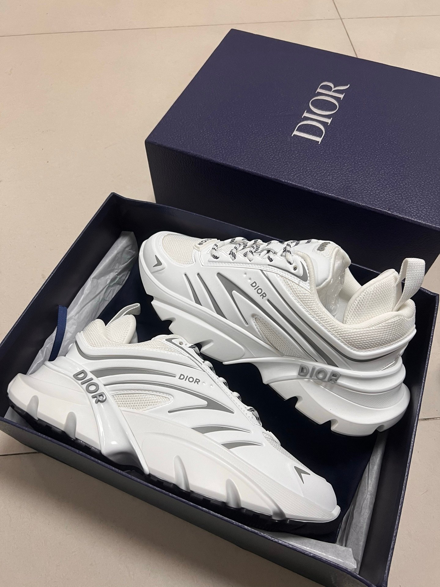 Dior B44 Blade White Grey - Afbeelding 3