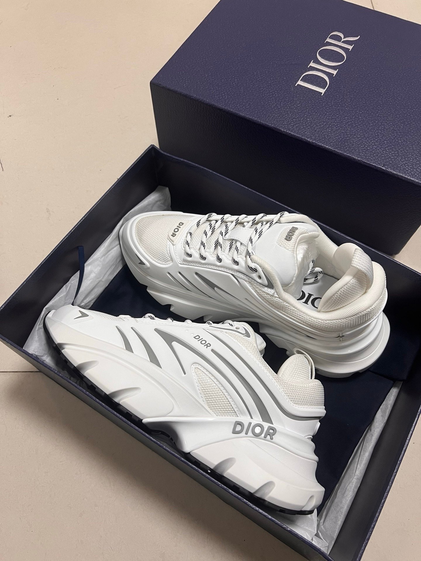 Dior B44 Blade White Grey - Afbeelding 2