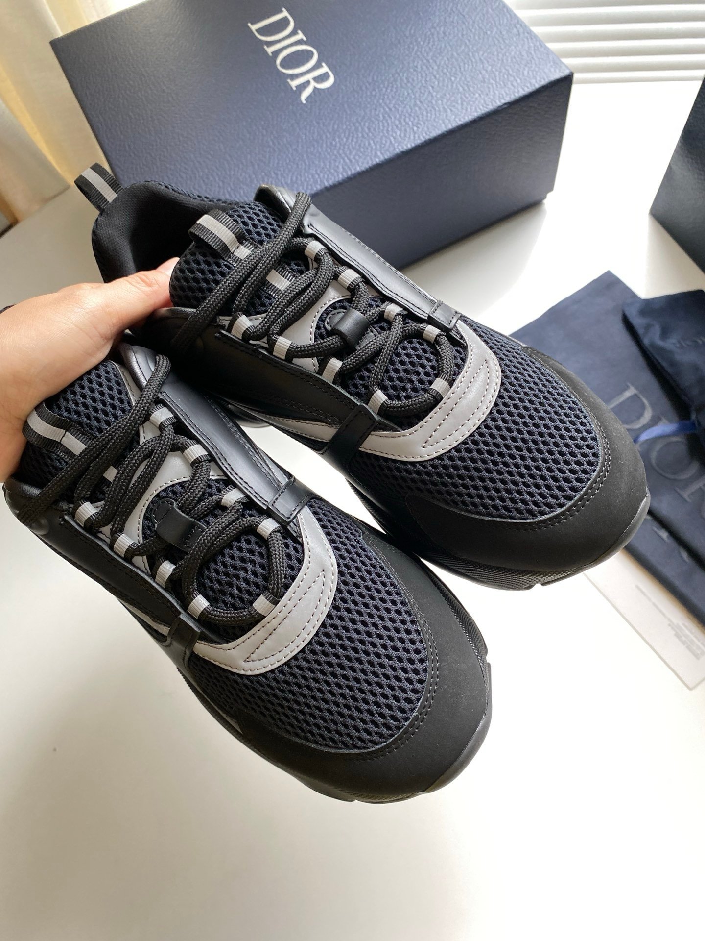 Dior B22 Black Silver - Afbeelding 4