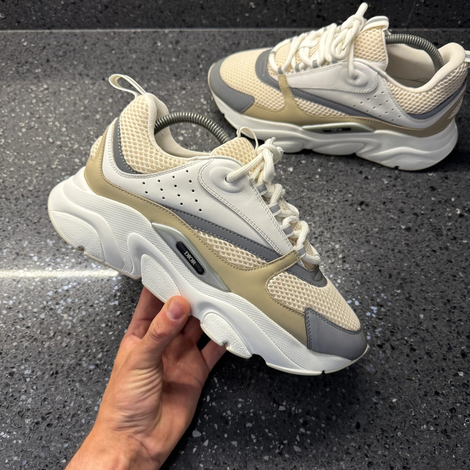 Dior B22 White Beige Silver - Afbeelding 2