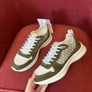 Alternative view of Dior B25 Suede Green White