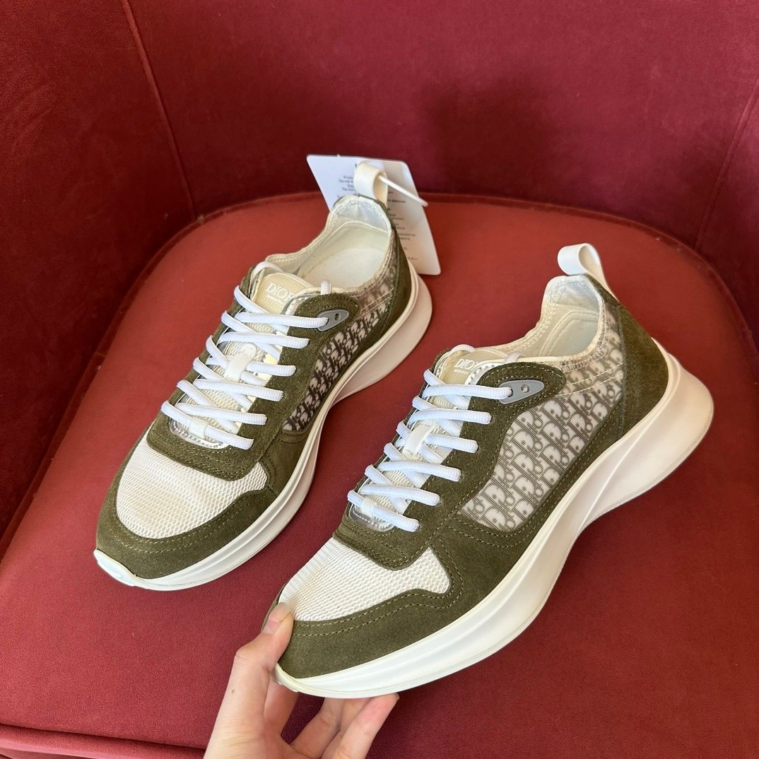 Dior B25 Suede Green White - Afbeelding 2