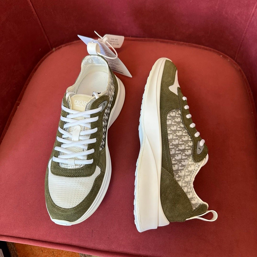 Dior B25 Suede Green White - Afbeelding 3