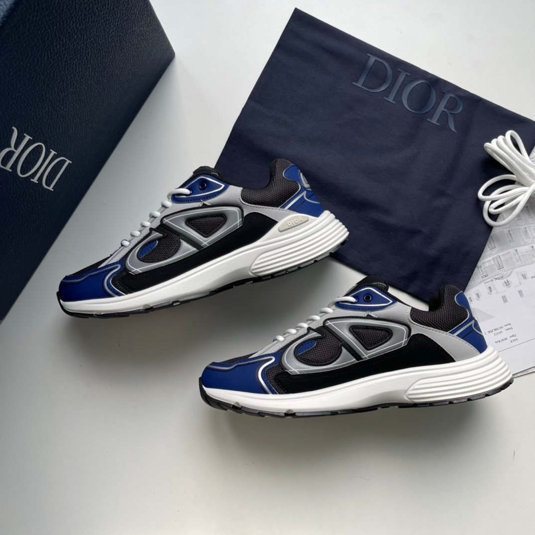 Dior B30 Reflective Navy/Black White Silver - Afbeelding 3
