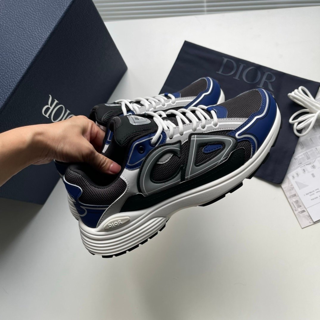 Dior B30 Reflective Navy/Black White Silver - Afbeelding 4