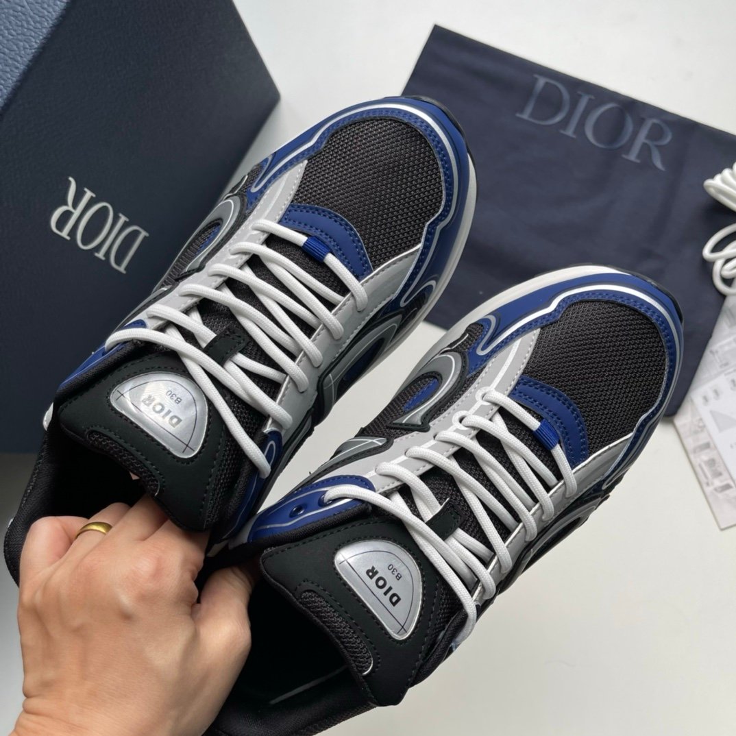 Dior B30 Reflective Navy/Black White Silver - Afbeelding 5