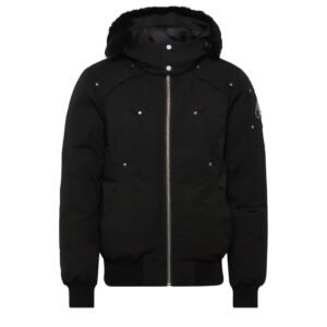 Moose Knuckles Quilted Jacket Black