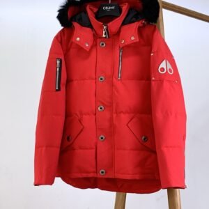 Alternative view of Moose Knuckles Down Jacket Red/Black
