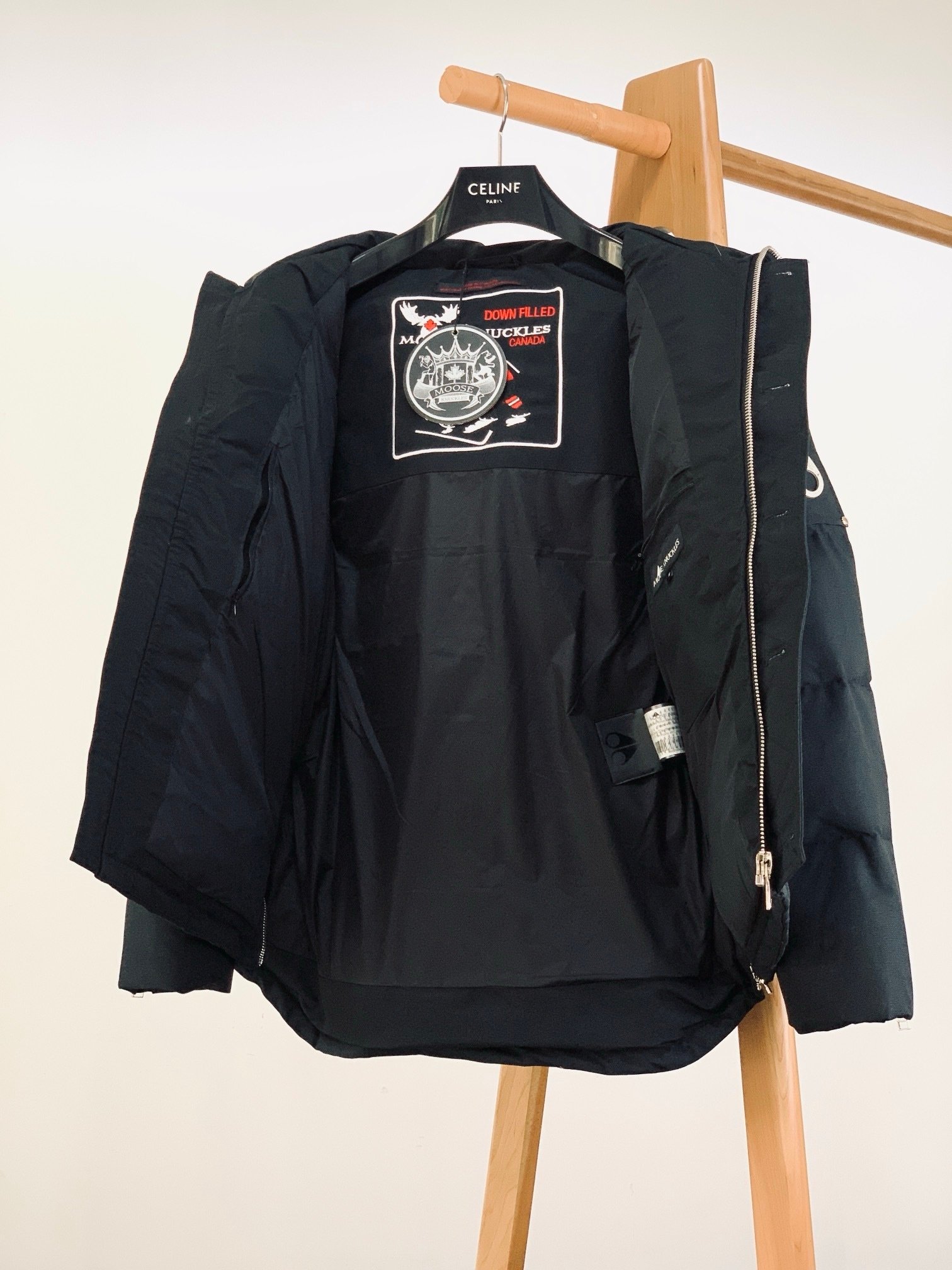 Moose Knuckles Down Jacket Black - Afbeelding 5