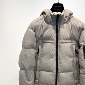Alternative view of Stone Island Crinkle Reps Puffer Down Jacket Beige