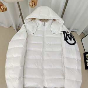 Alternative view of Moncler Enfant Saulx Padded Quilted Jacket White