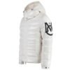 Moncler Enfant Saulx Padded Quilted Jacket White