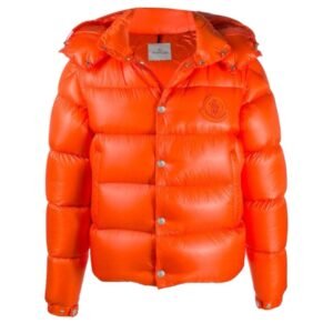 Moncler Lamentin Quilted Puffer Jacket Orange