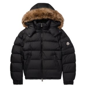 Moncler Sassiere Quilted Shell Hooded Down Jacket Black
