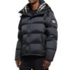 Burberry Lockwell Hooded Check Down Jacket Black