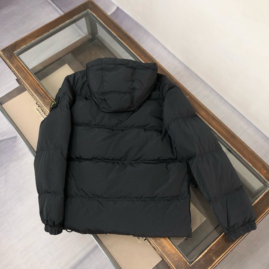 Stone Island Nylon Metal Down Jacket In Black - Afbeelding 6