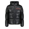 Prada Linea Rossa Re-Nylon Hooded Puffer Jacket Black