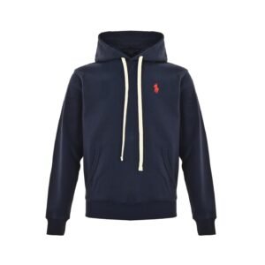 Ralph Lauren Fleece Hoodie In Navy