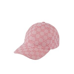 Gucci GG Canvas Baseball Cap Pink
