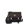 Prada Re-Nylon Saffioano Shoulder Bag Black