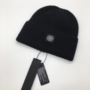 Alternative view of Stone Island Mini Logo Patch Wool Beanie