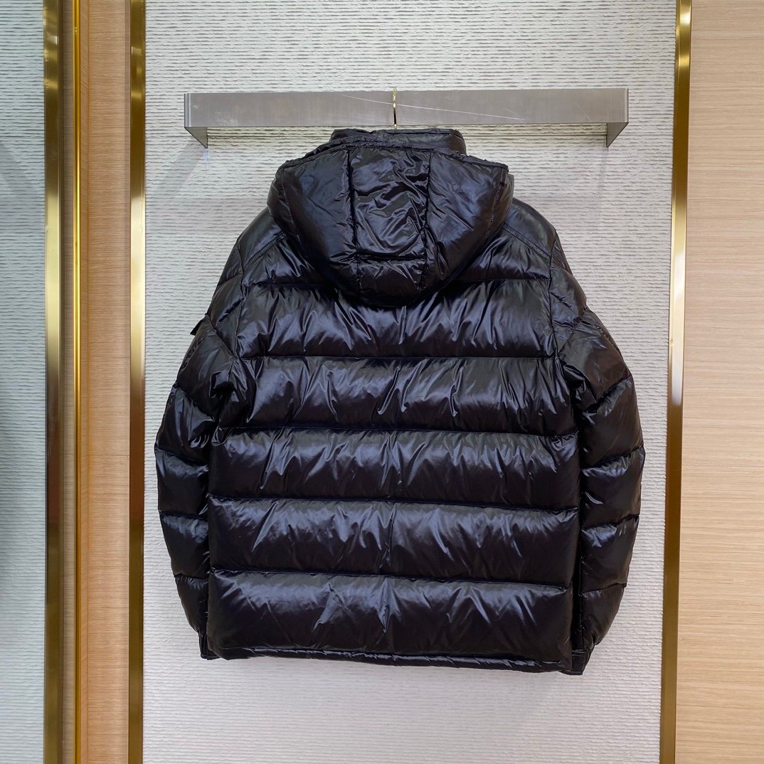 Moncler Maya Hooded Down Jacket Black - Afbeelding 7