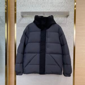 Alternative view of Moncler Madeira Down Jacket Grey/Black