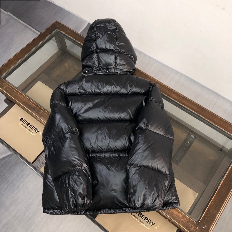 Moncler Black Abbaye Down Jacket Black/White - Afbeelding 3