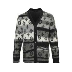 Louis Vuitton x Yayoi Kusama Cardigan Grey Black White